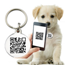 QR-Code Benutzerdefinierte bedruckbare Hunde-Tagdog-Tags